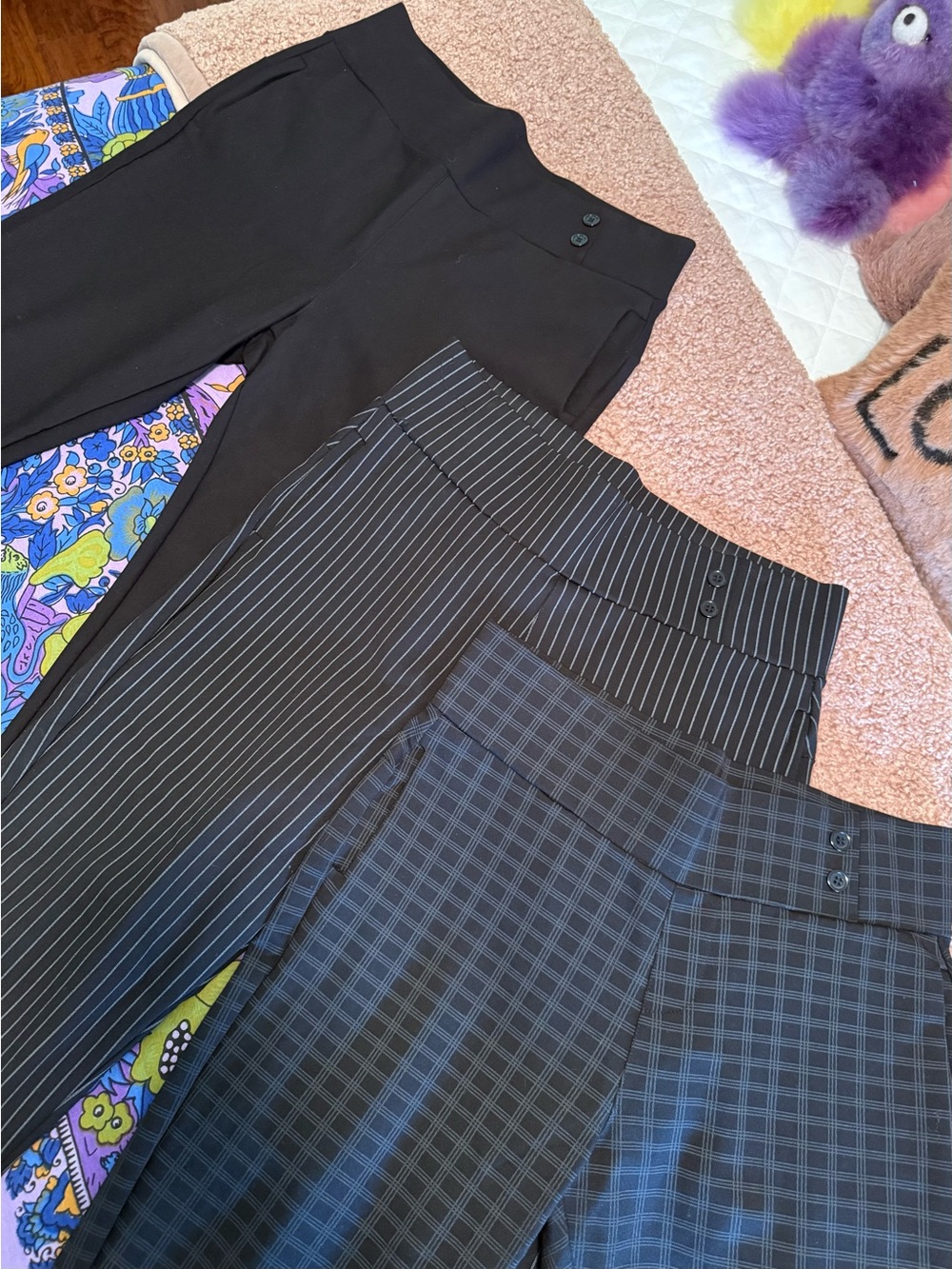 Bundle of 3 Pairs of Conceited Black Women’s Slim-Fit Stretch Pants
